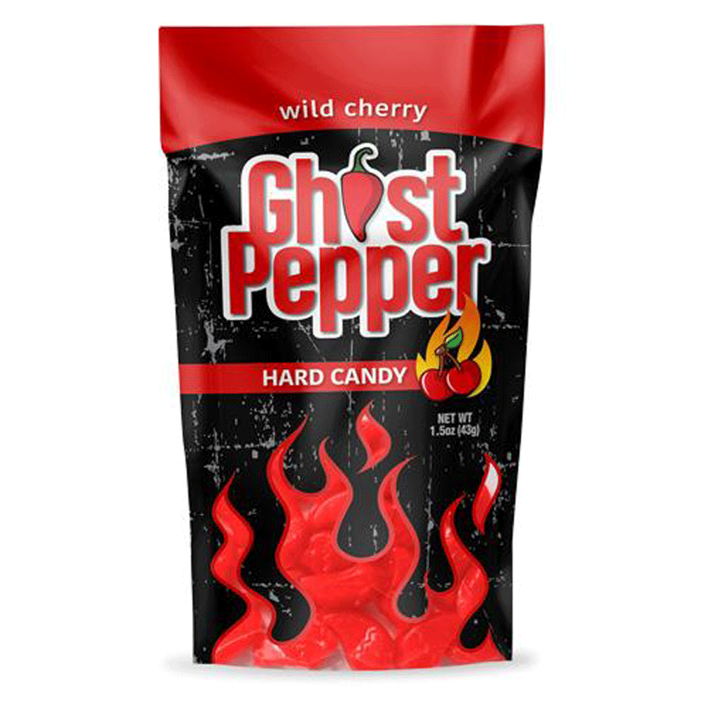 Flamethrower Ghost Pepper Hard Candy Wild Cherry