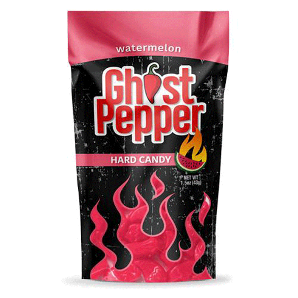 Flamethrower Ghost Pepper Hard Candy Watermelon