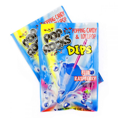 Pop Rocks Dips Blue Raspberry