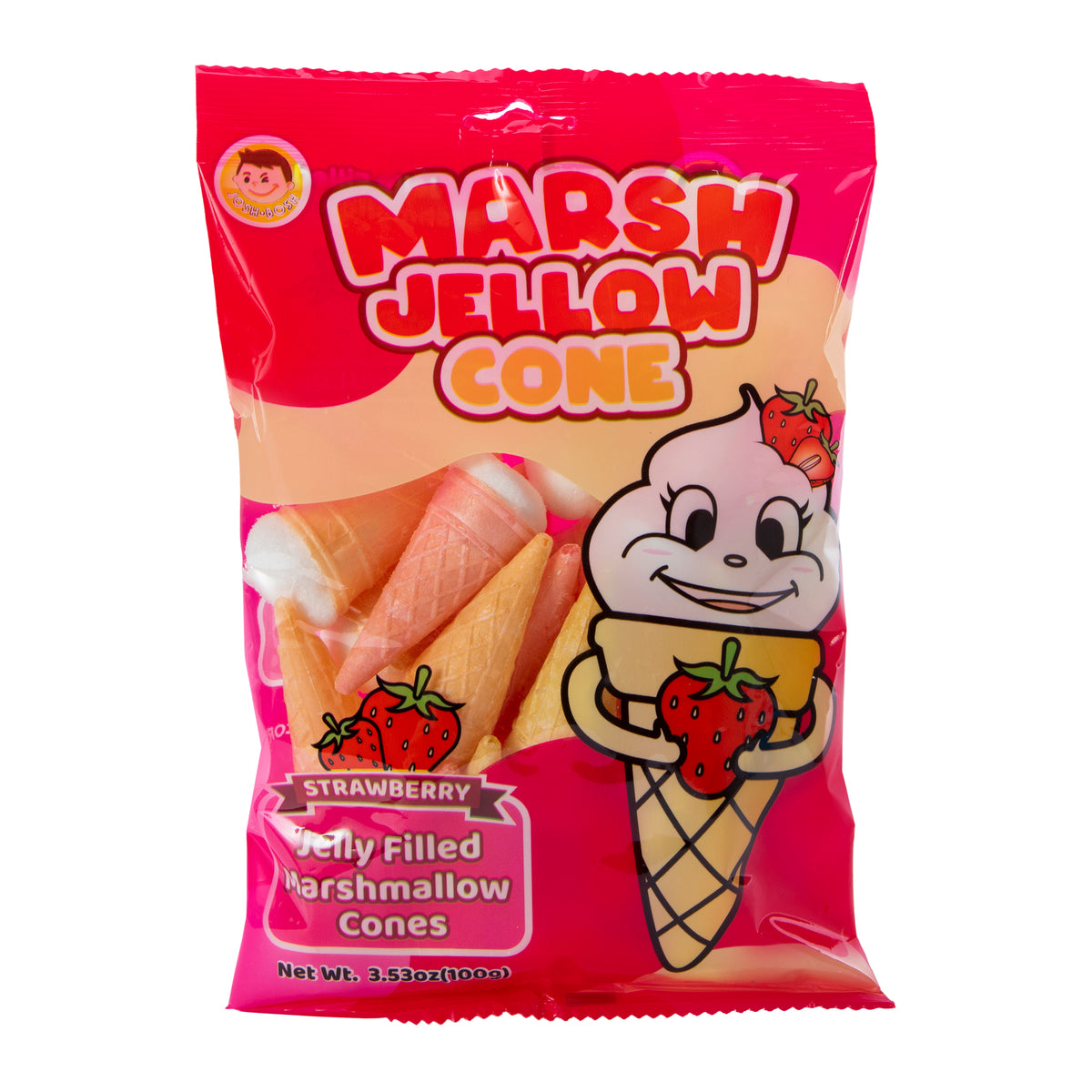 Marshjellow Cone Strawberry