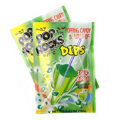 Pop Rocks Dips Sour Apple