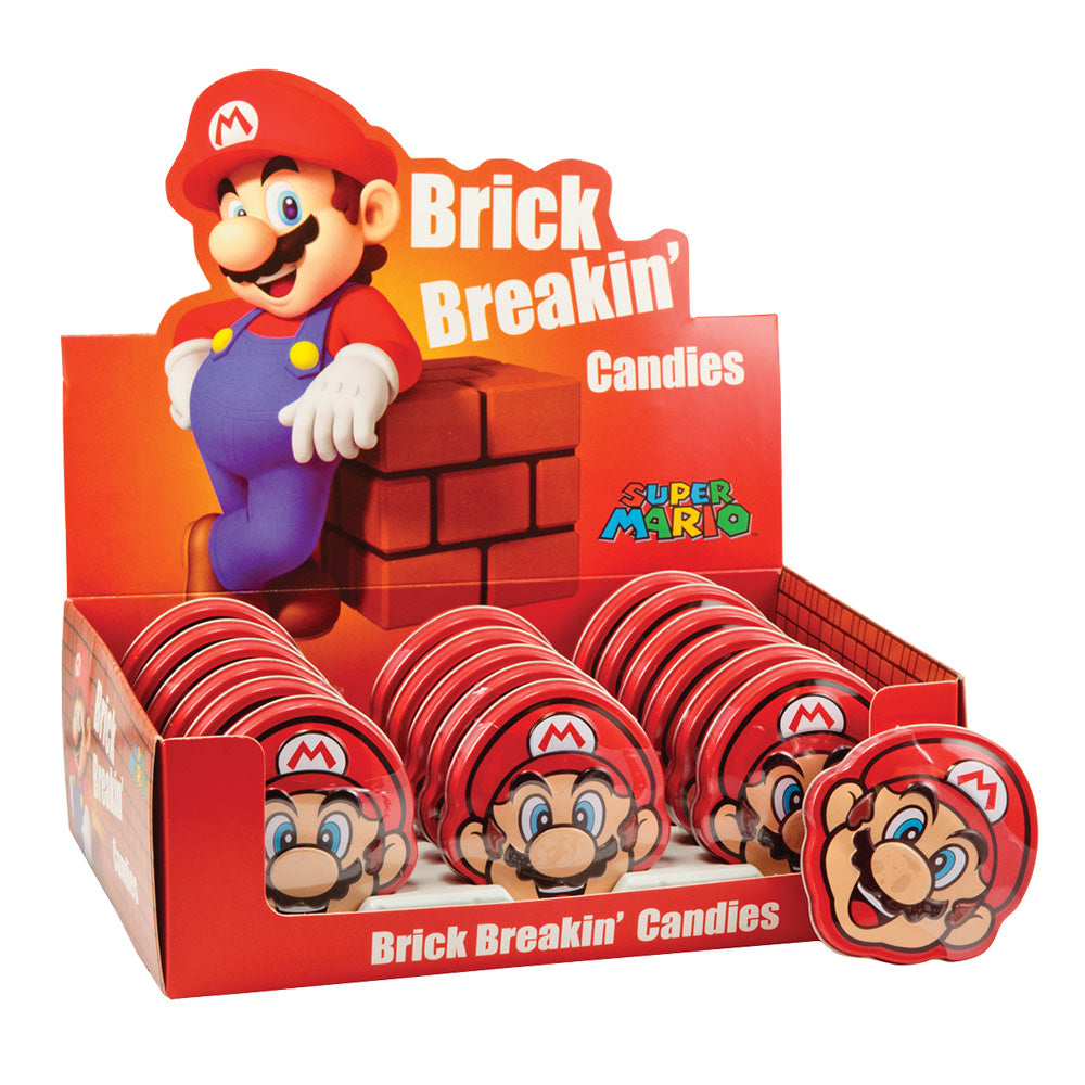 Super Mario Brick Breakin' Hard Candy Tin