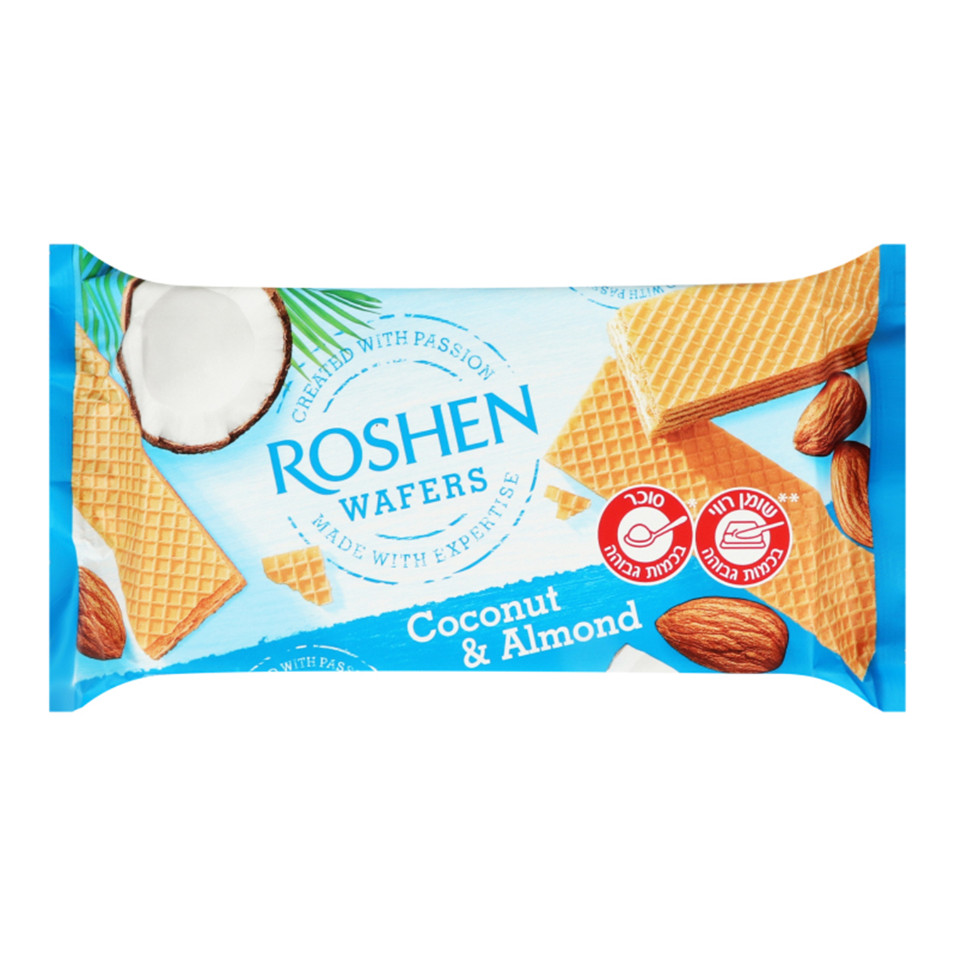 Roshen Coconut & Almond Wafers