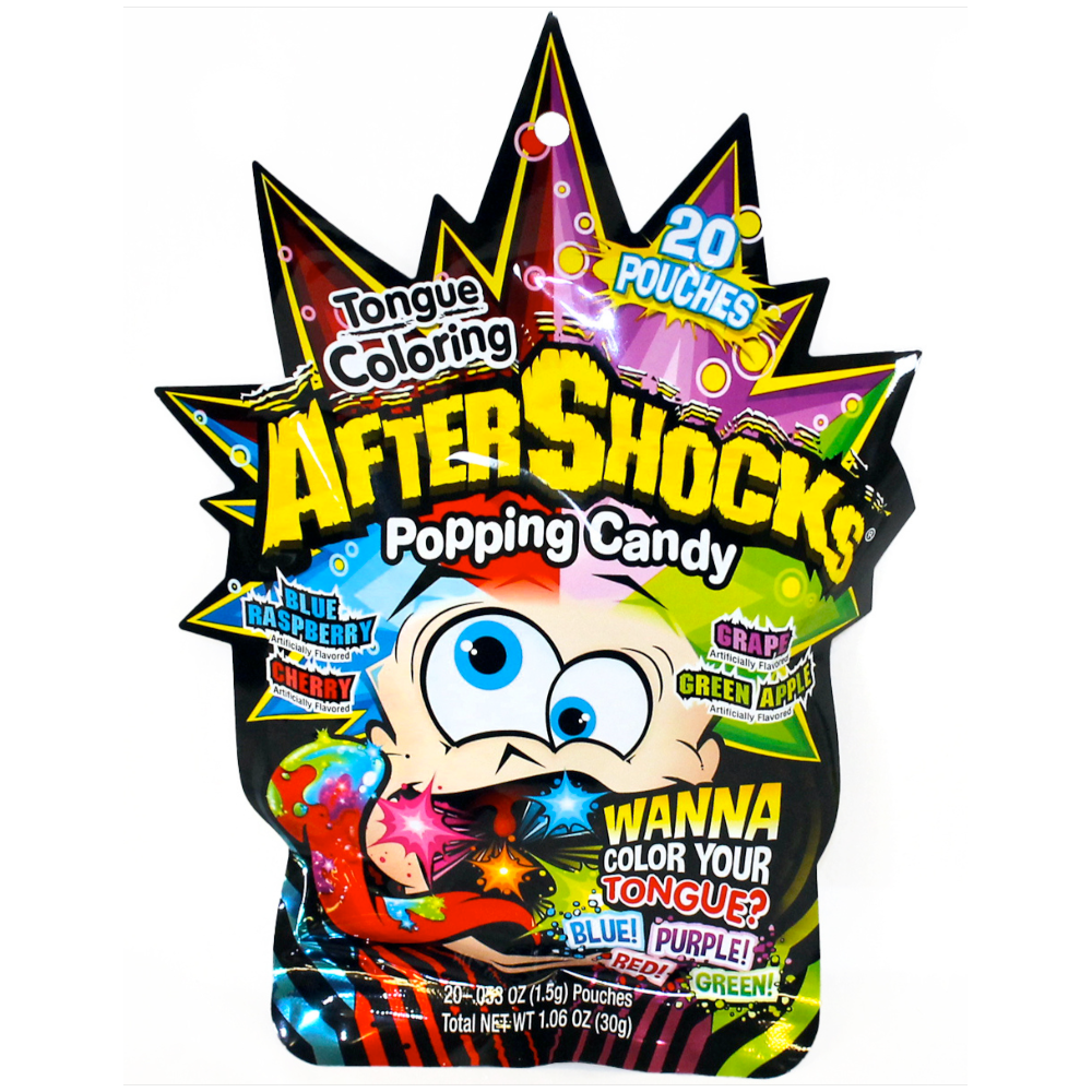 After Shocks Tongue Colors Popping Candy