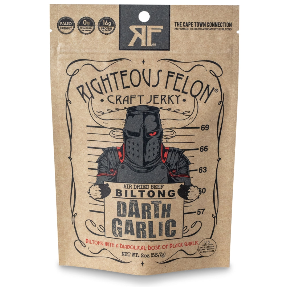 Righteous Felon Darth Garlic Biltong