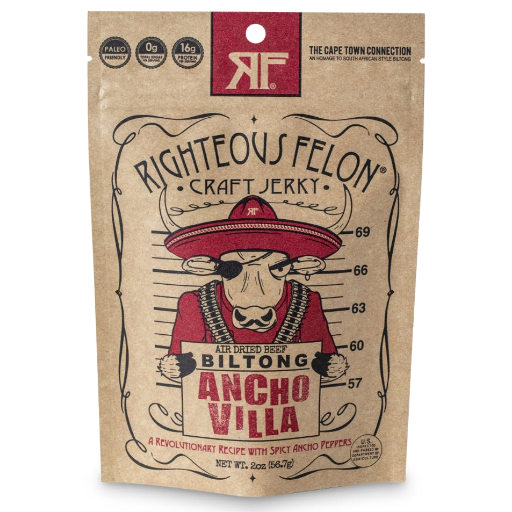 Righteous Felon Biltong Ancho Villa