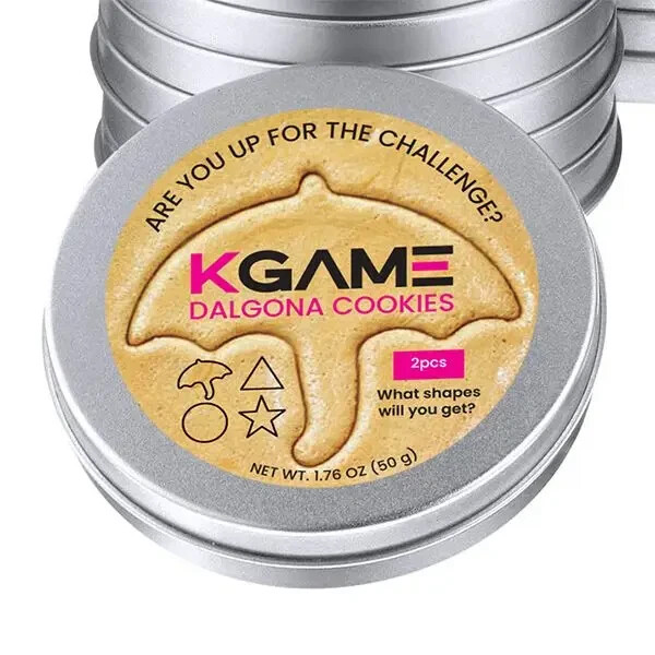 Dalgona Cookie Game Tins (Squid Games)