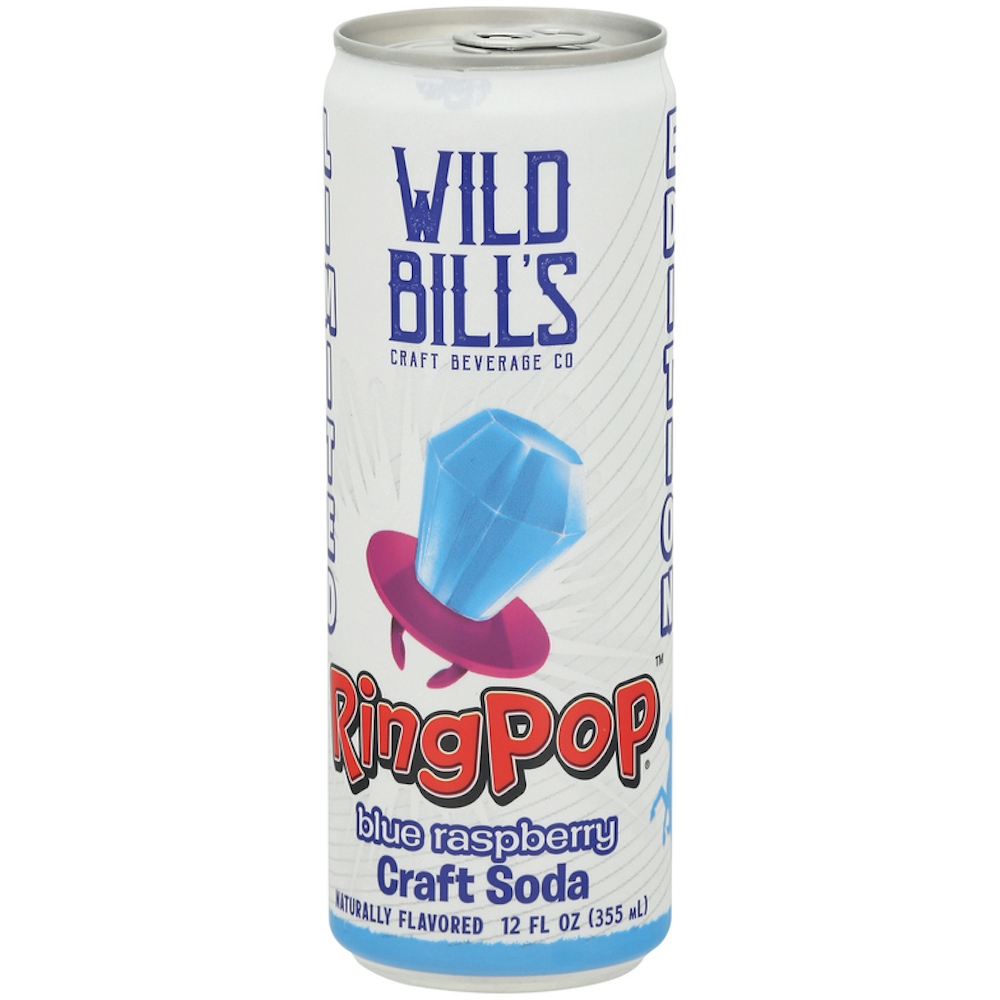 Wild Bill's Ring Pop Craft Soda - Blue Raspberry