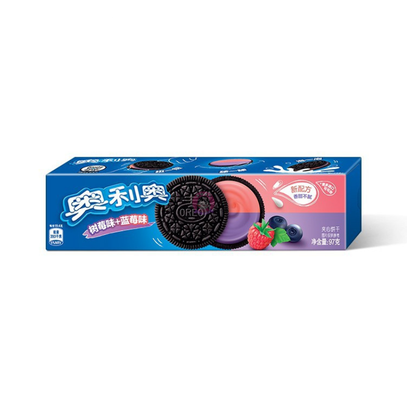 Oreo Sandwich Cookies Blueberry and Raspberry