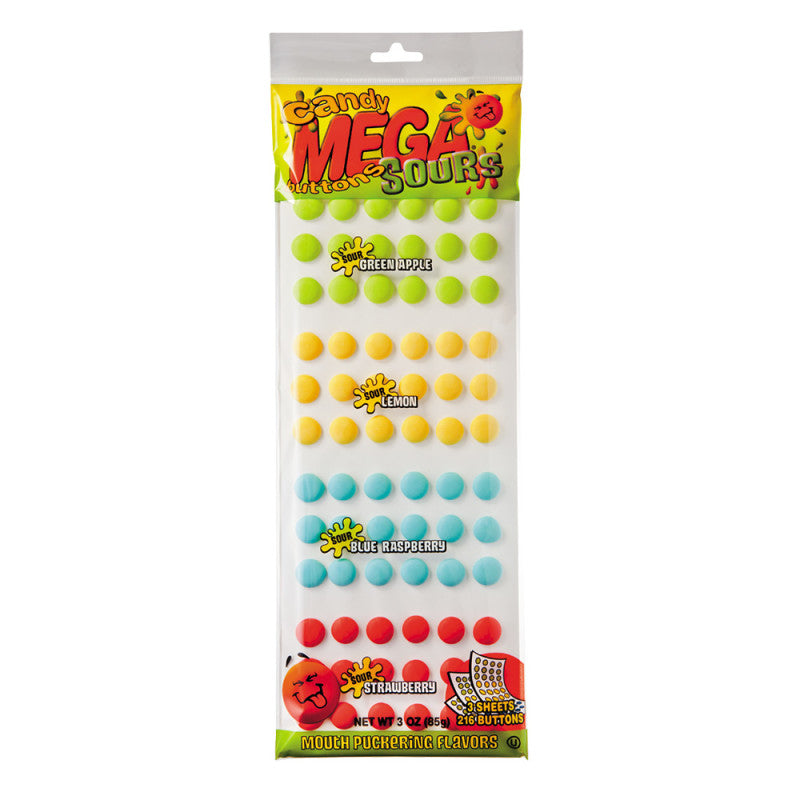 Candy Buttons Mega Sour