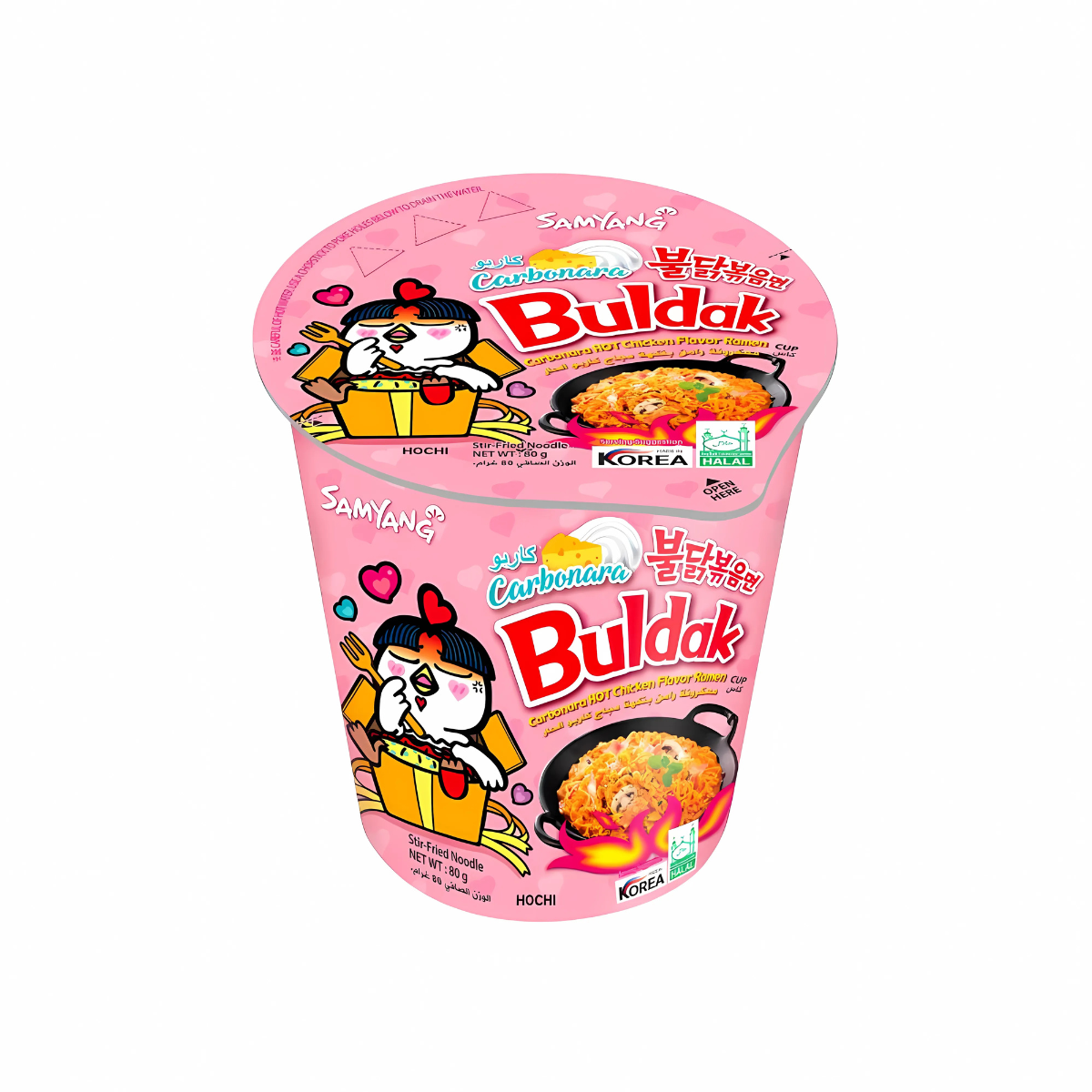 Buldak Hot Chicken Flavor Ramen Cup Carbonara