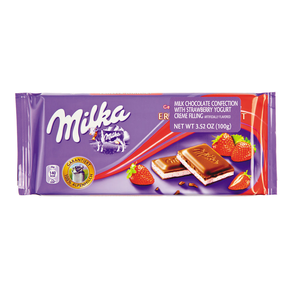Milka Strawberry Chocolate Bar