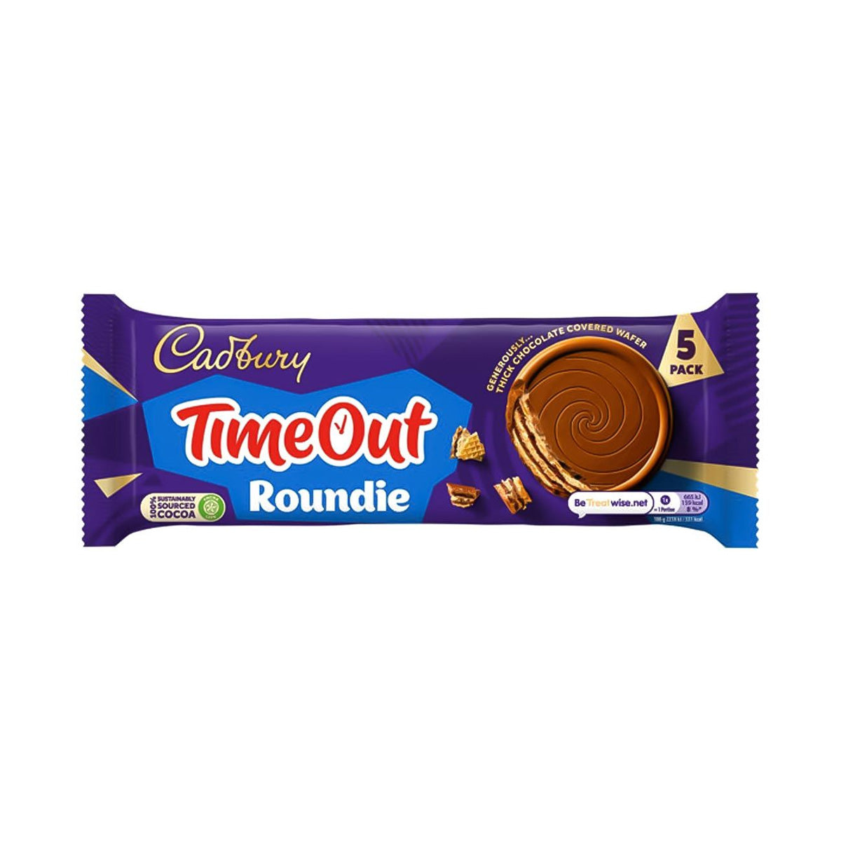 Cadbury Timeout Roundie Wafer Chocolate Biscuits