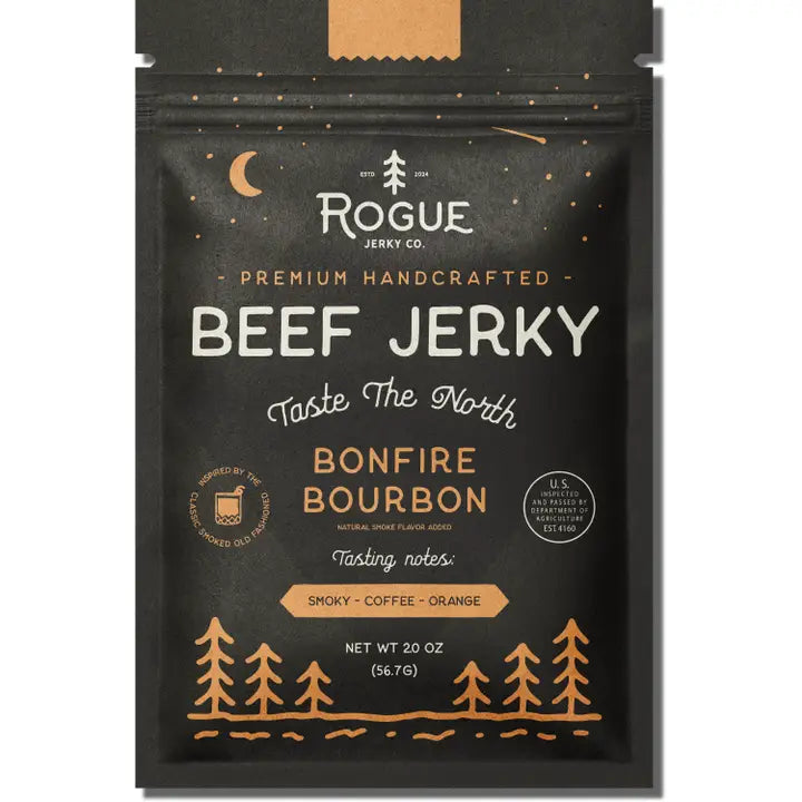 Rogue Beef Jerky Bonfire Bourbon
