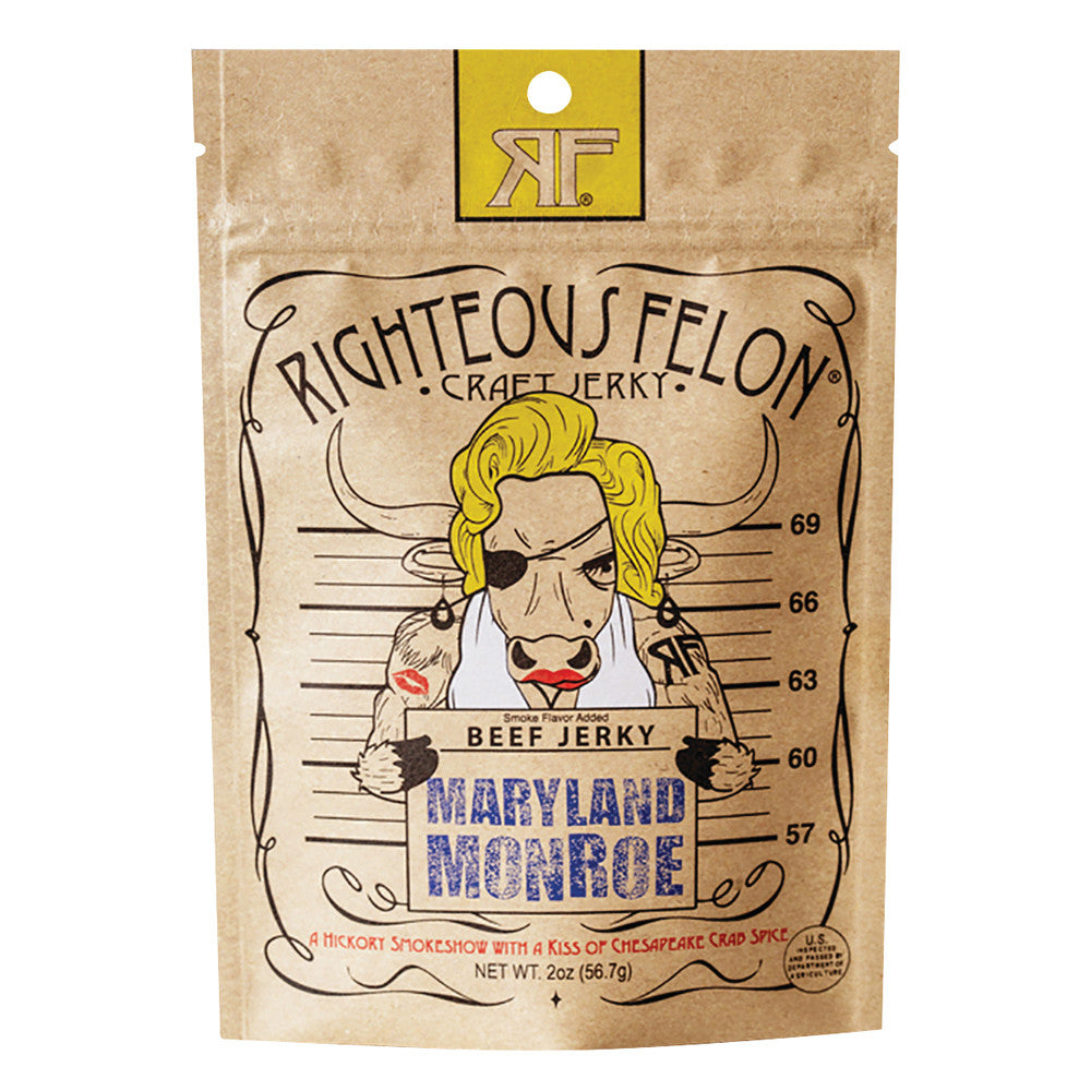 Righteous Felon Maryland Monroe Beef Jerky