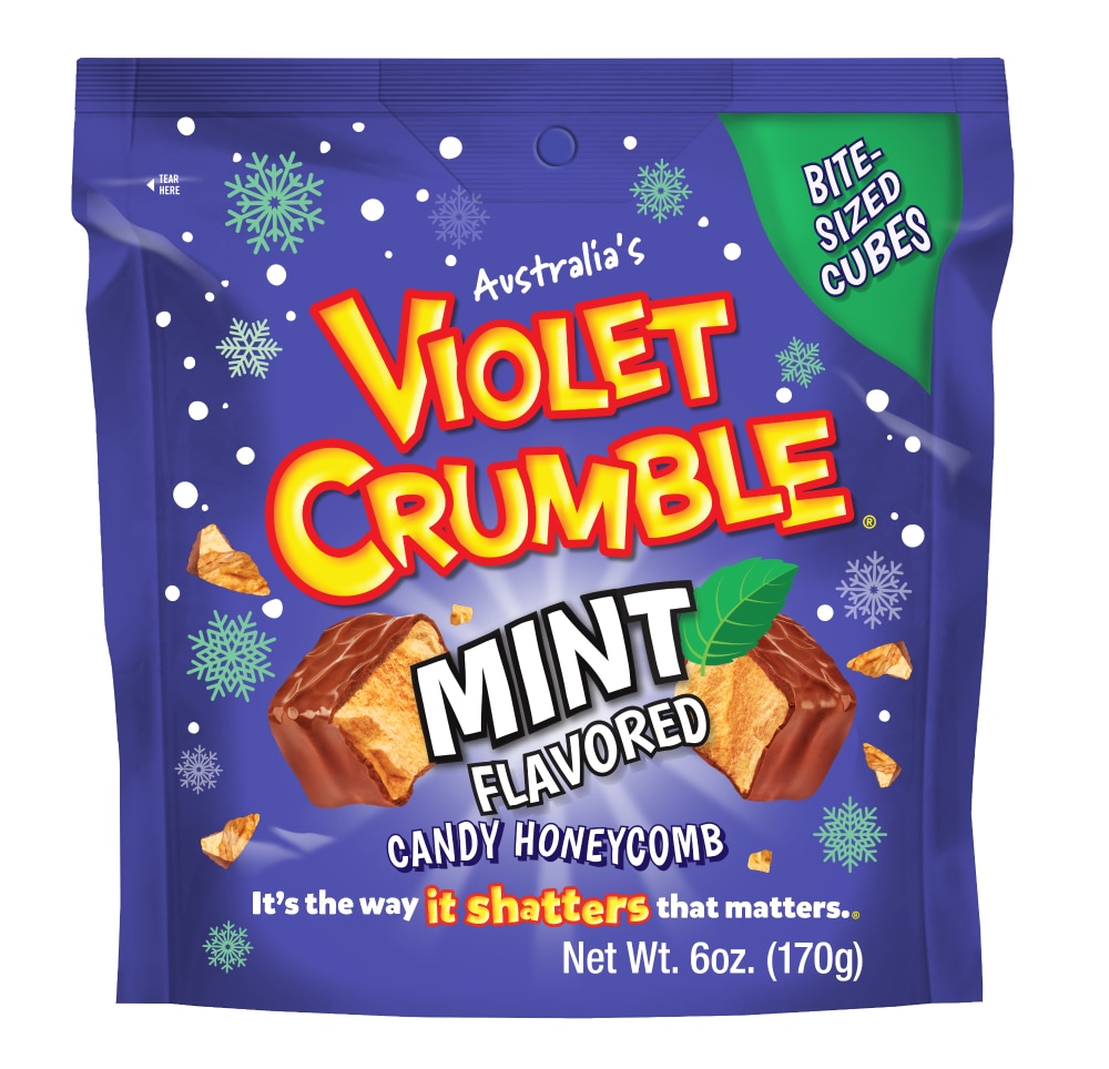 Violet Crumble Mint Honeycomb Cubes