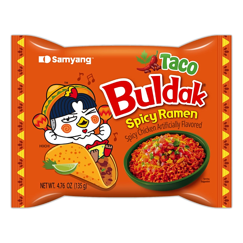 Buldak Taco Spicy Ramen