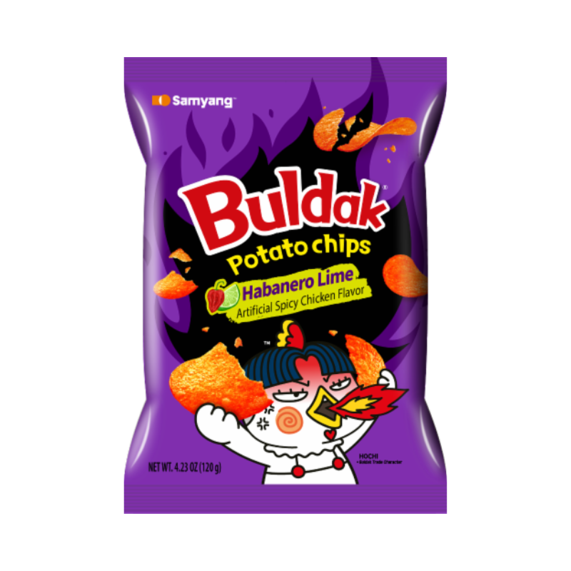 Samyang Buldak Potato Chips Habanero Lime