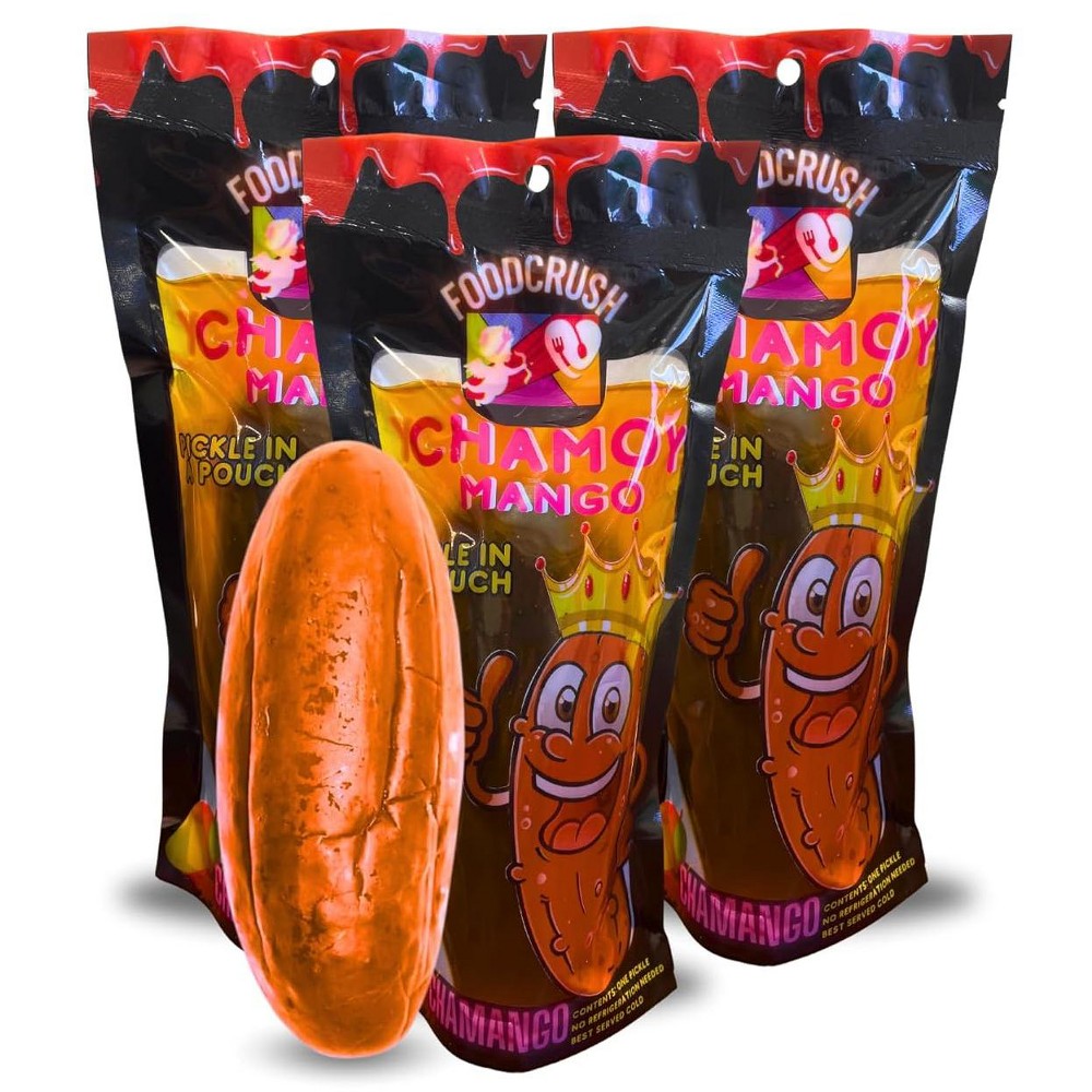 Food Crush Pickle in a Pouch Chamoy Mango