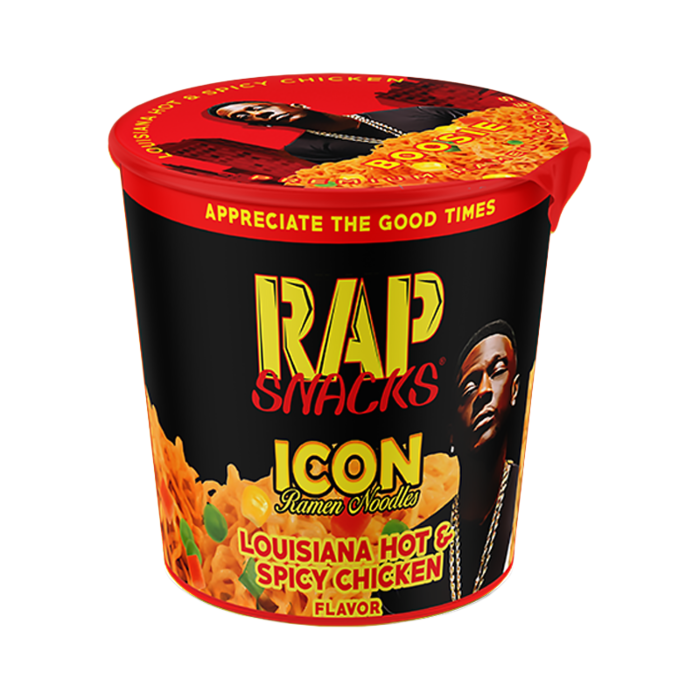 Rap Snacks Ramen Noodles Louisiana Hot & Spicy Chicken Flavor