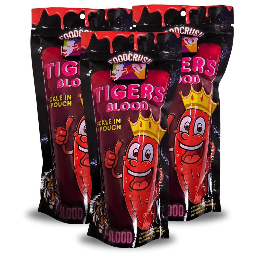 Food Crush Pickle in a Pouch Tigers Blood