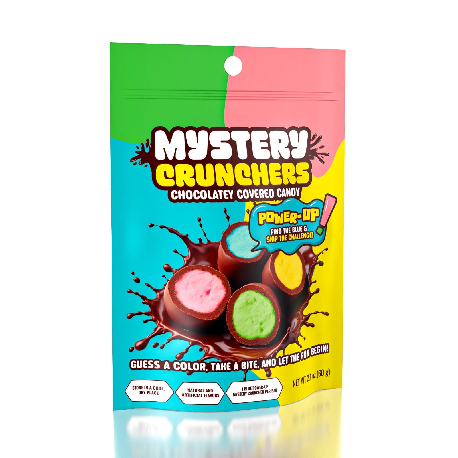 Mystery Crunchers Power-Up! Candy Color Reveal Chocolate Bites