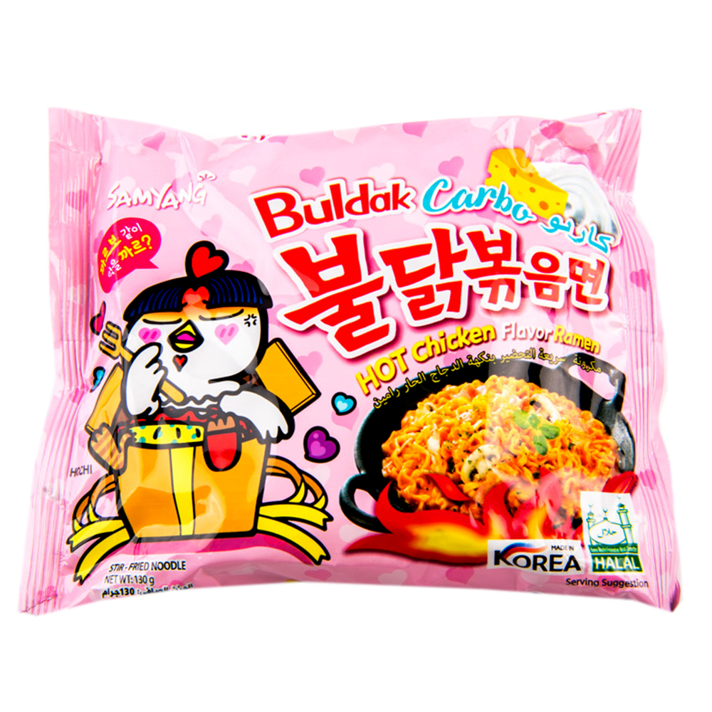 Samyang Buldak Carbonara Hot Chicken Flavor Ramen Noodles