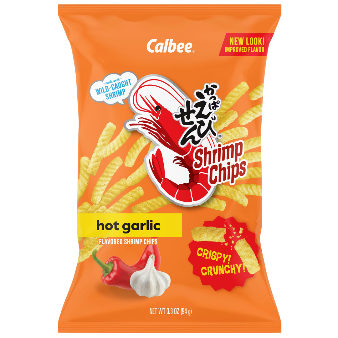 Calbee Shrimp Chips Hot Garlic