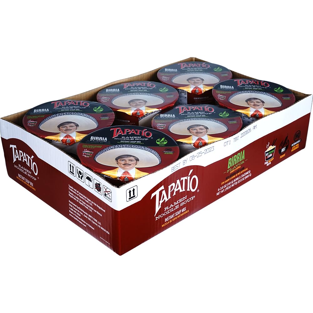 Tapatio Hot Birria Flavor Ramen Noodle Soup