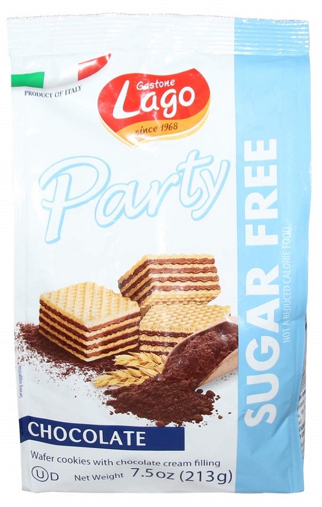 Gastone Lago Chocolate Party Wafers Sugar Free