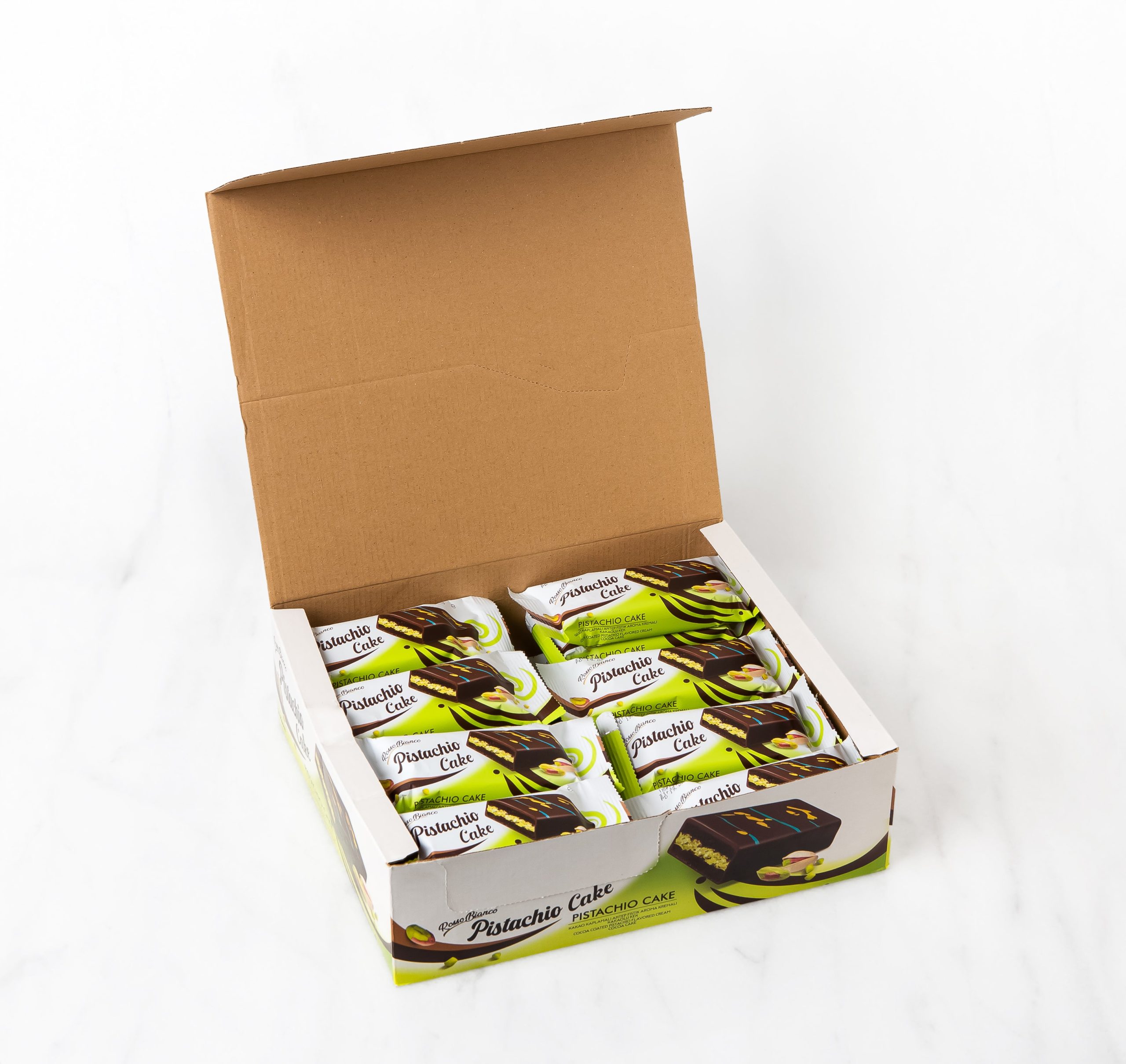 RossoBianco Dubai Pistachio Pie Cake with Milky Chocolate