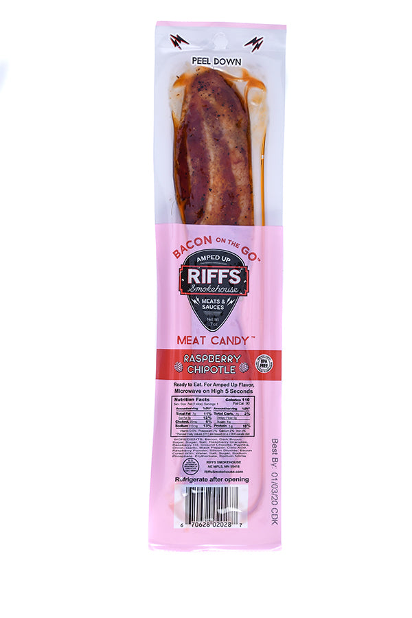 Riff's Smokehouse Bacon On The Go Raspberry Chipotle