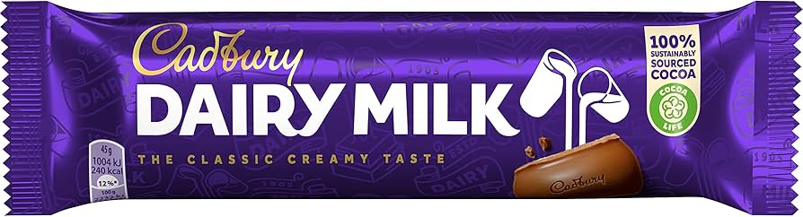 Cadbury Dairy Milk Chocolate Bar