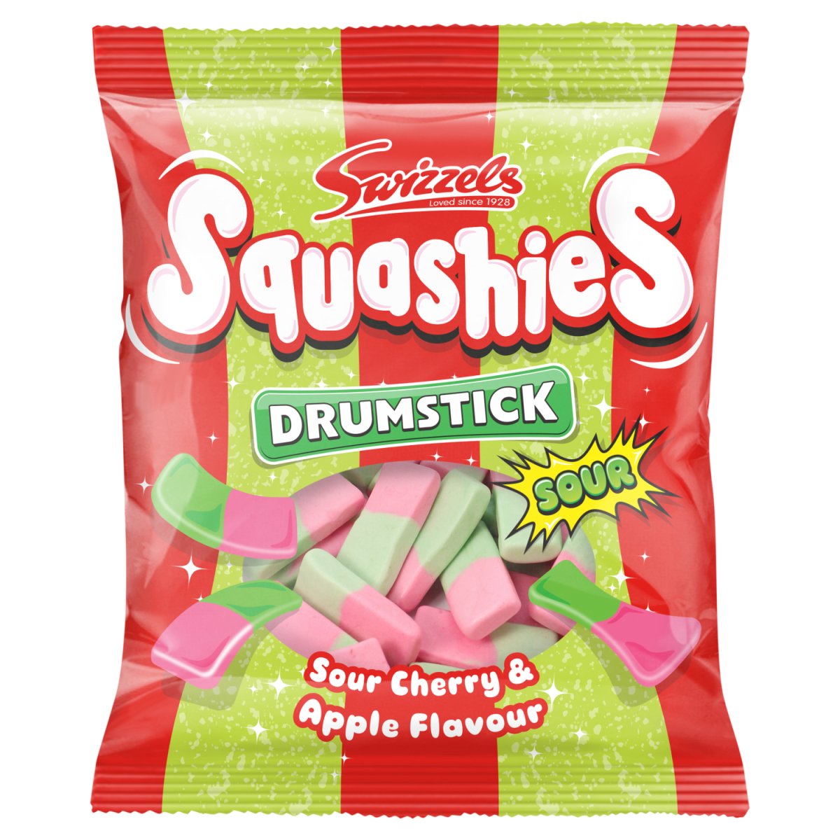 Swizzels Squashies Drumstick Sour Cherry & Apple