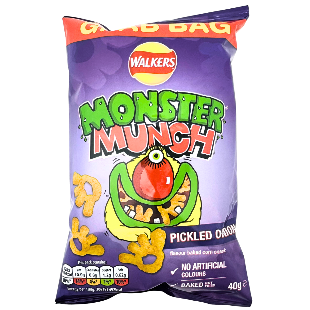 Walker's Monster Munch Pickled Onion Snacks